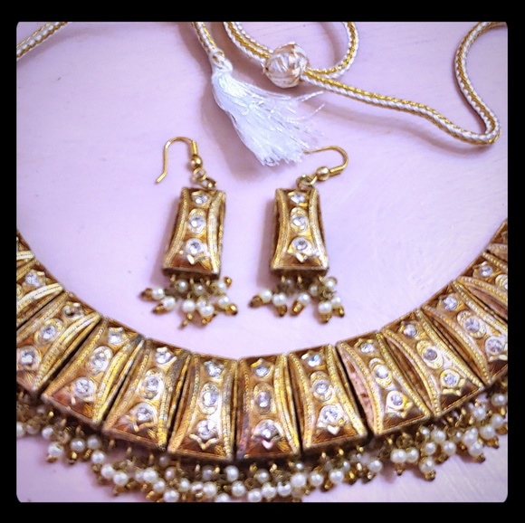 Boho Chic Indian Handcrafted Jewelry Set - Picture 1 of 1